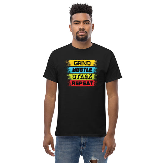 Grind Hustle Stack Repeat T-Shirt