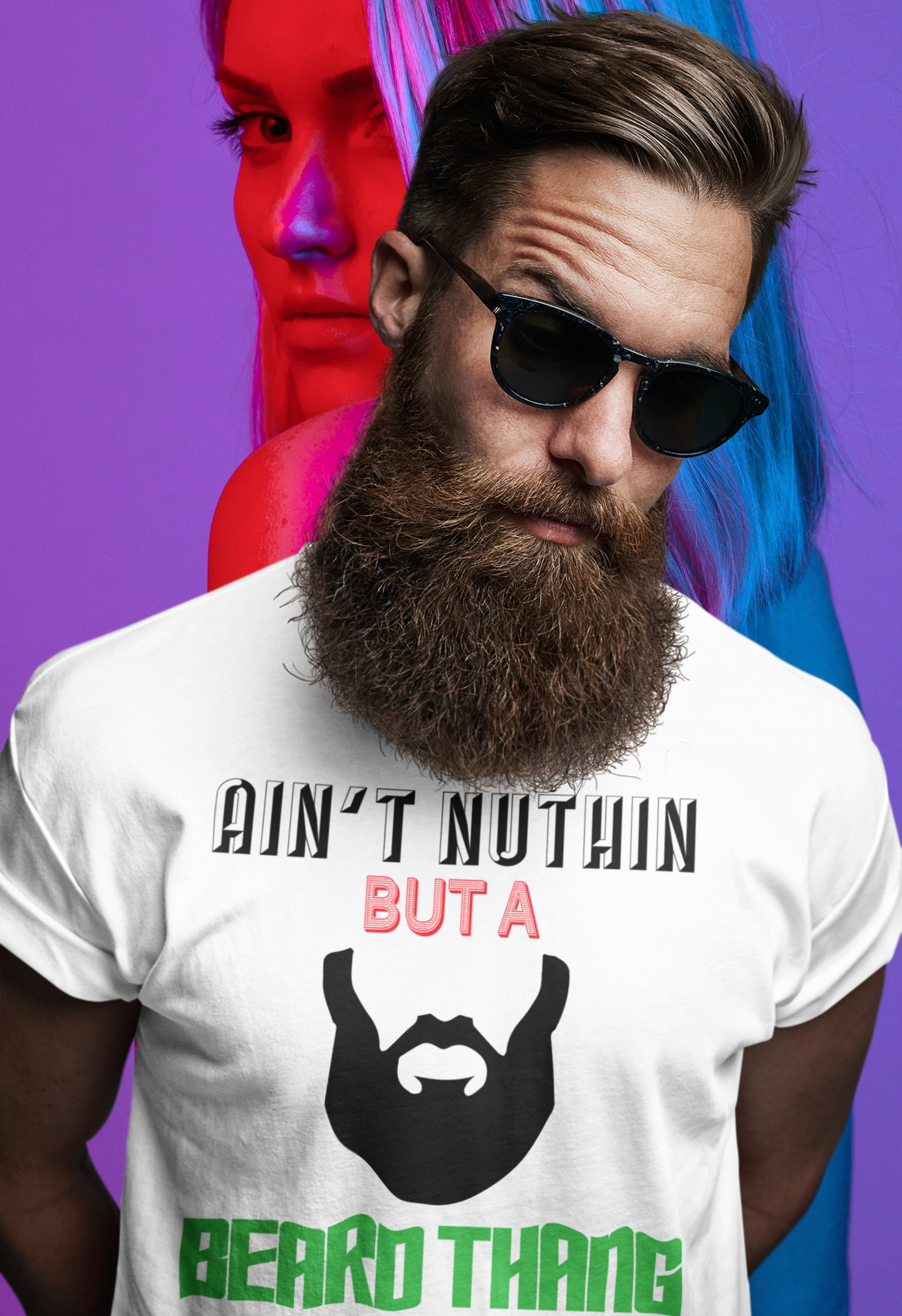 Nuthin But A Beard Thang Short Sleeve Tee